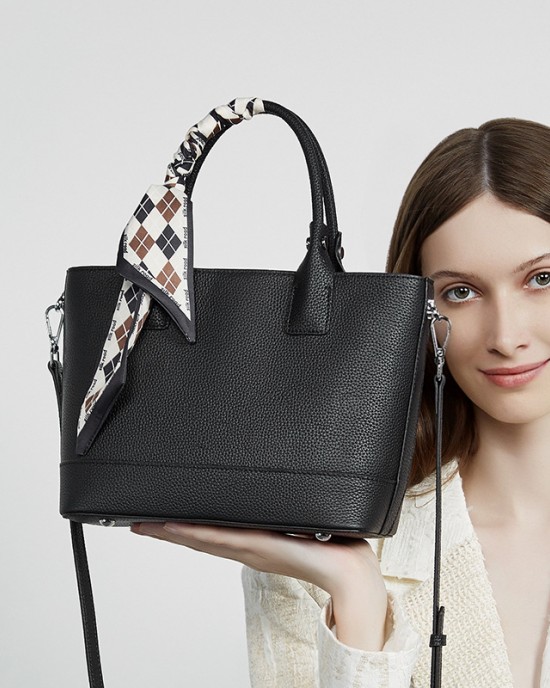 Genuine leather women's bag, 2025 new women's handbag, stylish mother's bag, large-capacity vegetable basket crossbody bag
