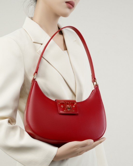 Top-Grain Leather Bucket Bag, 2025 New Spring/Summer Retro Hand-Raised High-Quality Genuine Leather Women's Shoulder Crossbody Bag Top-Grain Leather Bucket Bag, 2025 New Spring/Summer Retro Hand-Raised High-Quality Genuine Leather Women's Shoulder Crossbody Bag
