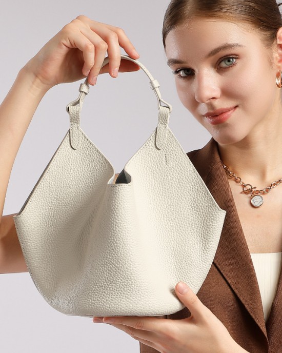 Original TC top-grain cowhide large-capacity vegetable basket genuine leather tote bag, a new summer trendy mother-and-child commuter bag Original TC top-grain cowhide large-capacity vegetable basket genuine leather tote bag, a new summer trendy mother-and-child commuter bag