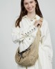 New runway woven women's bag, stylish and versatile, contrasting color, fishing net and horn net bag New runway woven women's bag, stylish and versatile, contrasting color, fishing net and horn net bag
