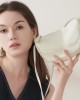 Genuine leather Boston women's bag, bowling bag, single-shoulder pillow bag, 2025 new square-shaped underarm bag.