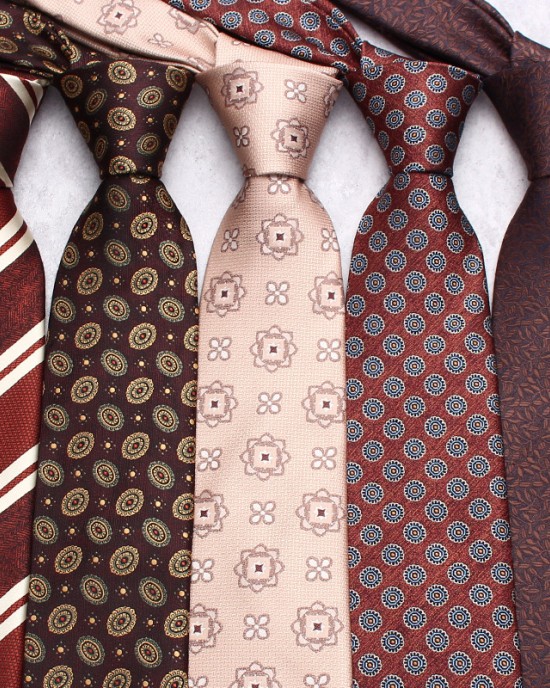 Lei'er brown ties, men's fashionable business polyester hand-tied ties, manufacturer wholesale, in a variety of colors Lei'er brown ties, men's fashionable business polyester hand-tied ties, manufacturer wholesale, in a variety of colors