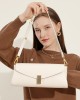 High-end niche genuine leather bags for women, 2025 new trendy, versatile shoulder and crossbody bags for commuting, trendy underarm bags
