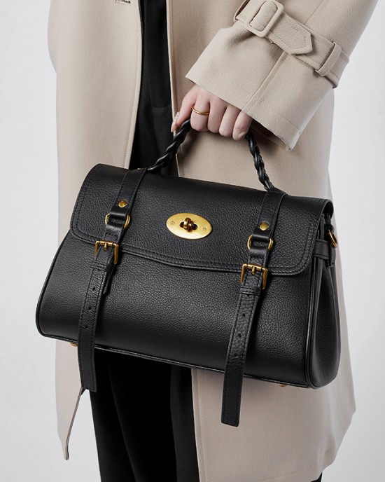 Genuine leather messenger bags, cowhide handheld, shoulder and crossbody bags, tote bags for women, 2025 new versatile commuter briefcases