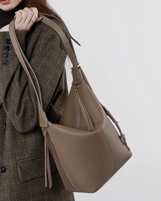 Spring/Summer New Moon Baguette Bags, Genuine Leather Handbags, Luxury Single-Shoulder and Crossbody Bags for Women Spring/Summer New Moon Baguette Bags, Genuine Leather Handbags, Luxury Single-Shoulder and Crossbody Bags for Women