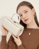 Premium cowhide small square handbag women's 2025 Spring/Summer fashionable and simple single shoulder crossbody doctor's box bag Premium cowhide small square handbag women's 2025 Spring/Summer fashionable and simple single shoulder crossbody doctor's box bag