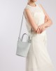 2025 niche new genuine leather basket shoulder and crossbody bag, Korean niche design, fashionable and versatile bucket bag