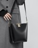 New High-End Large Capacity Commuter Bucket Bag for Women, Original, Niche Genuine Leather Underarm Bag, Stylish Shoulder Bag