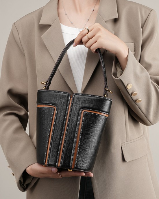 Tote bag, 2022 new large capacity, commuter genuine leather, spring and summer, high-end soft cowhide Tote bag, 2022 new large capacity, commuter genuine leather, spring and summer, high-end soft cowhide