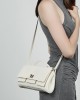 Korean niche solid color shoulder bag for women, 2025 new style, fashionable and stylish crossbody bag, simple design handbag