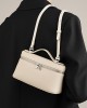 Yan top-grain cowhide LP19 lunch box bag, genuine leather women's bag, 2025 new Gigi-style handbag