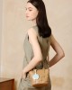 Niche handmade genuine leather woven basket bag for women, 2025 new style, versatile and fashionable commuter cowhide shoulder crossbody bag