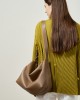 Top-grain cowhide women's single shoulder bag, simple and fashionable, classic shell bag with 2 shoulder straps, large capacity, soft leather Top-grain cowhide women's single shoulder bag, simple and fashionable, classic shell bag with 2 shoulder straps, large capacity, soft leather