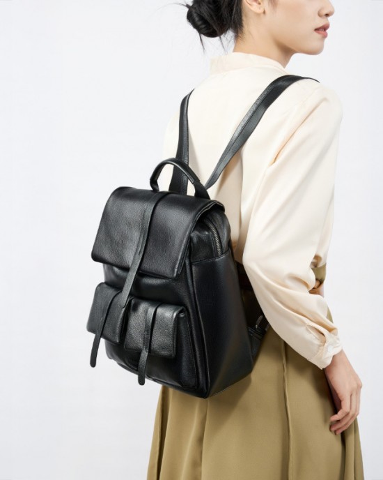 2025 new stylish large-capacity, multifunctional genuine leather backpacks. Women's travel backpacks