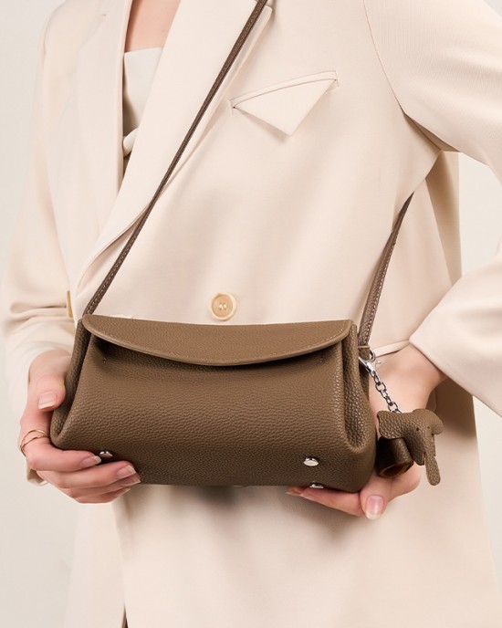 2025 new trendy, high-end, fashionable, summer mini, exquisite genuine leather soft leather bags for women.