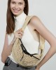 New runway woven women's bag, stylish and versatile, contrasting color, fishing net and horn net bag New runway woven women's bag, stylish and versatile, contrasting color, fishing net and horn net bag