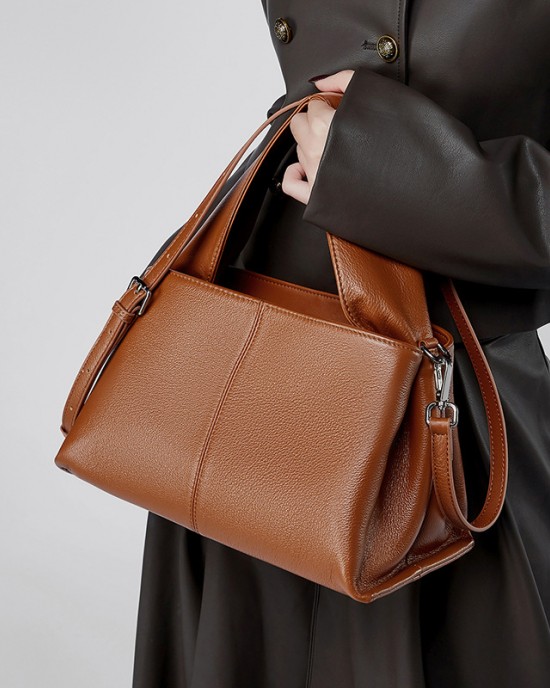Women's vintage classic, cross-border trade manufacturer, top-grain cowhide, niche, fashionable women's bags. Bags Women's vintage classic, cross-border trade manufacturer, top-grain cowhide, niche, fashionable women's bags. Bags