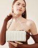 New cowhide LP lunch box bag for women, luxury handbag Kelly bag, 2025 new shoulder and crossbody cosmetic bag.