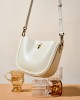 Genuine Leather Niche Designer High-Quality Luxury underarm moon bag, 2025 new French-style versatile shoulder bag for women