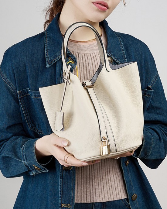 2025 new models, bucket bags, vegetable baskets, genuine leather handbags, mommy bags, bridal bags, luxury feel.