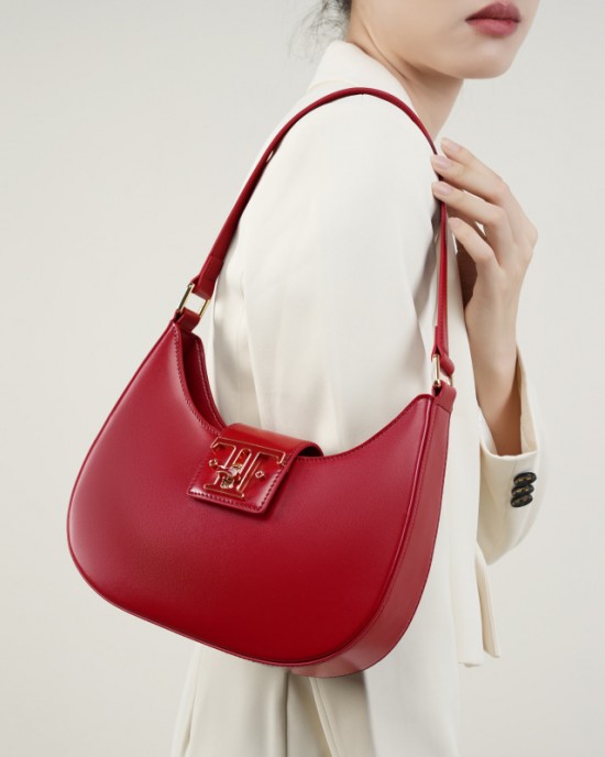 Top-Grain Leather Bucket Bag, 2025 New Spring/Summer Retro Hand-Raised High-Quality Genuine Leather Women's Shoulder Crossbody Bag Top-Grain Leather Bucket Bag, 2025 New Spring/Summer Retro Hand-Raised High-Quality Genuine Leather Women's Shoulder Crossbody Bag
