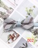 Lei'er double-layered men's bow tie, striped British business bow tie, Korean-style groomsmen wedding shirt bow tie, in stock Lei'er double-layered men's bow tie, striped British business bow tie, Korean-style groomsmen wedding shirt bow tie, in stock
