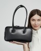Genuine Leather Underarm Bag 2025 New Large Capacity Boston Women's Single Shoulder Bag Bowling Bag Golf bags